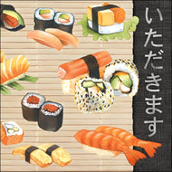 Guardanapo para Decoupage Ambiente 33x33cm com 2 Unidades - Sushi