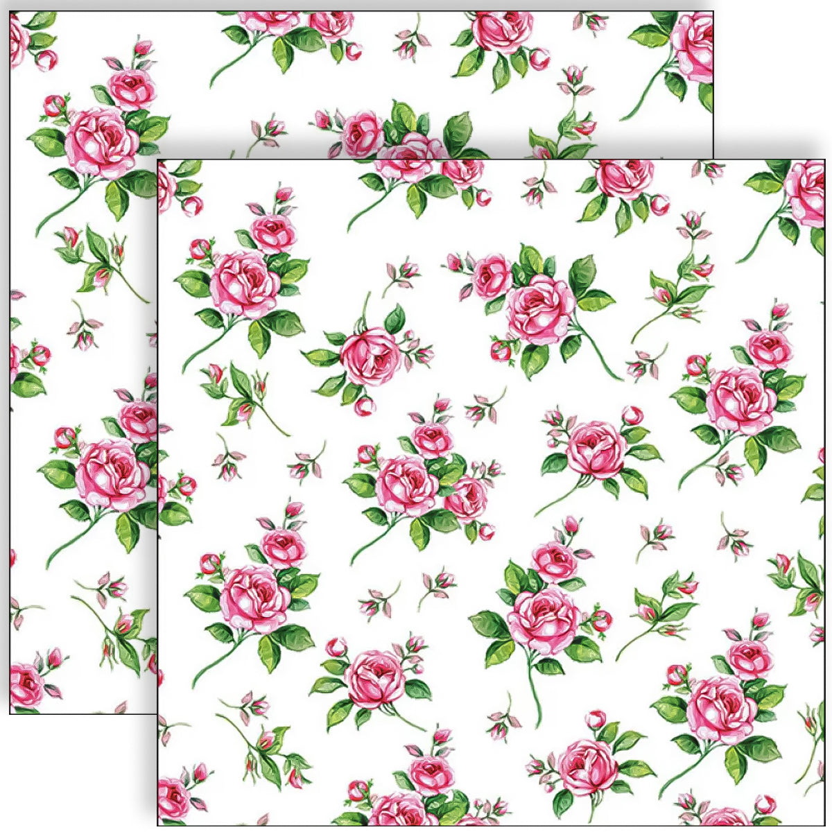 Guardanapo para Decoupage Ambiente 33x33cm com 2 Unidades - Margaritas