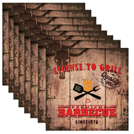 Guardanapo para Decoupage Ambiente 33x33cm com 2 Unidades - Licença para Churrasco