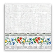 Guardanapo para Decoupage Ambiente 33x33cm com 2 Unidades - Flor da Baviera