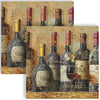 Guardanapo para Decoupage Ambiente 33x33cm com 2 Unidades - Garrafa de Vinho
