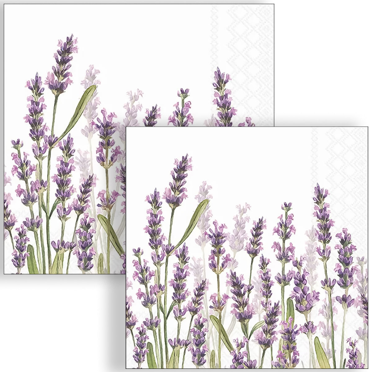 Guardanapo para Decoupage Ambiente 33x33cm com 2 Unidades - Lavanda