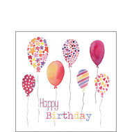 Guardanapo para Decoupage Ambiente 33x33cm com 2 Unidades - Balões de Aniversário