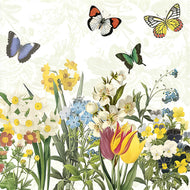 Guardanapo para Decoupage Ambiente 33x33cm com 2 Unidades - Spring Bloomers