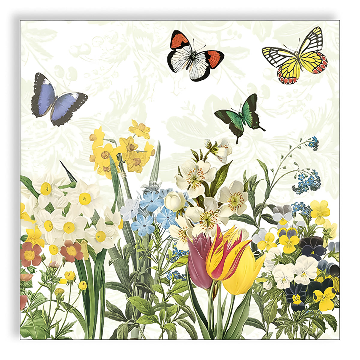 Guardanapo para Decoupage Ambiente 33x33cm com 2 Unidades - Spring Bloomers