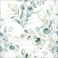 Guardanapo para Decoupage Ambiente 33x33cm com 2 Unidades - Eucalipto