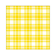 Guardanapo para Decoupage Ambiente 33x33cm com 2 Unidades - Xadrez Amarelo