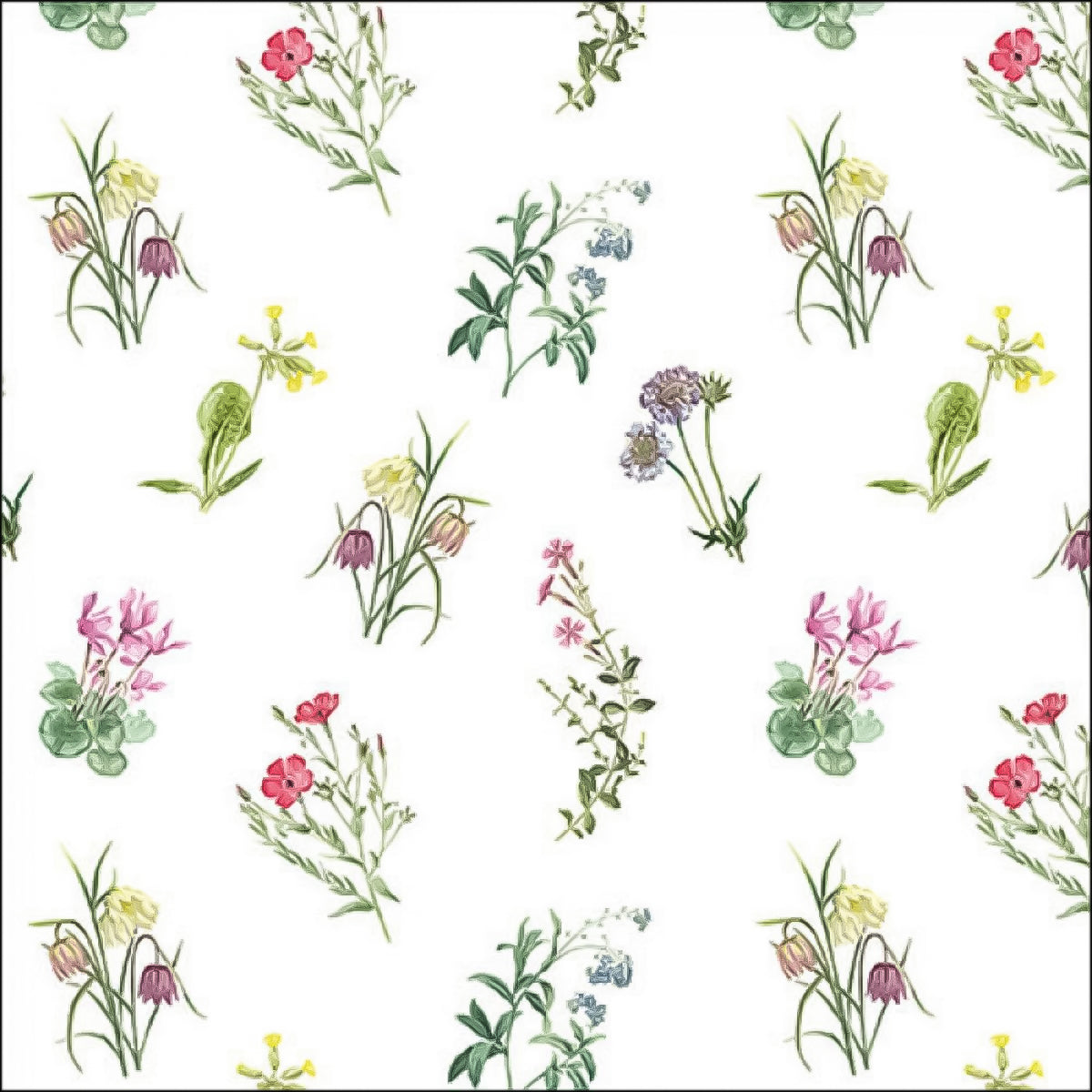 Guardanapo para Decoupage Ambiente 33x33cm com 2 Unidades - Flores Mistas