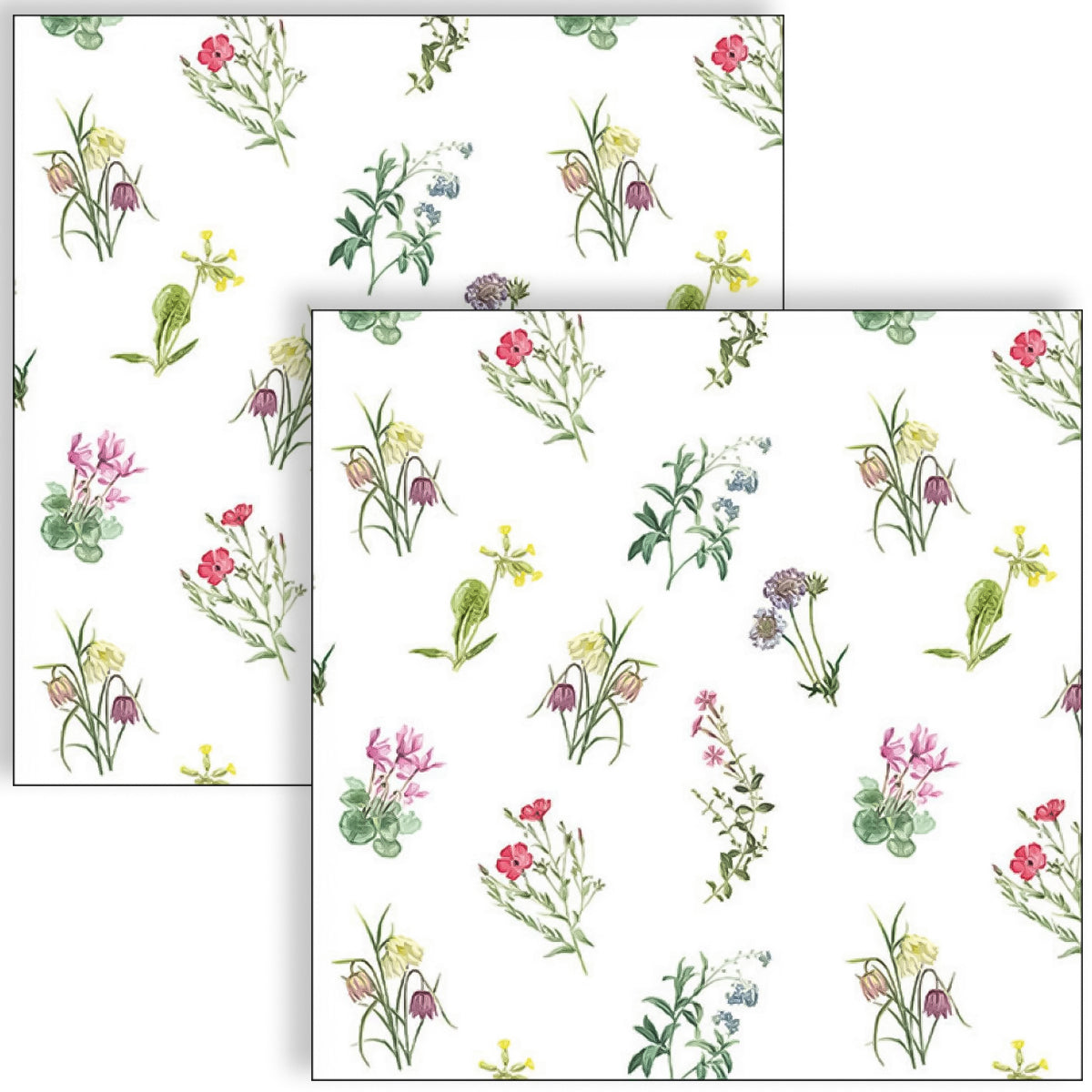 Guardanapo para Decoupage Ambiente 33x33cm com 2 Unidades - Flores Mistas