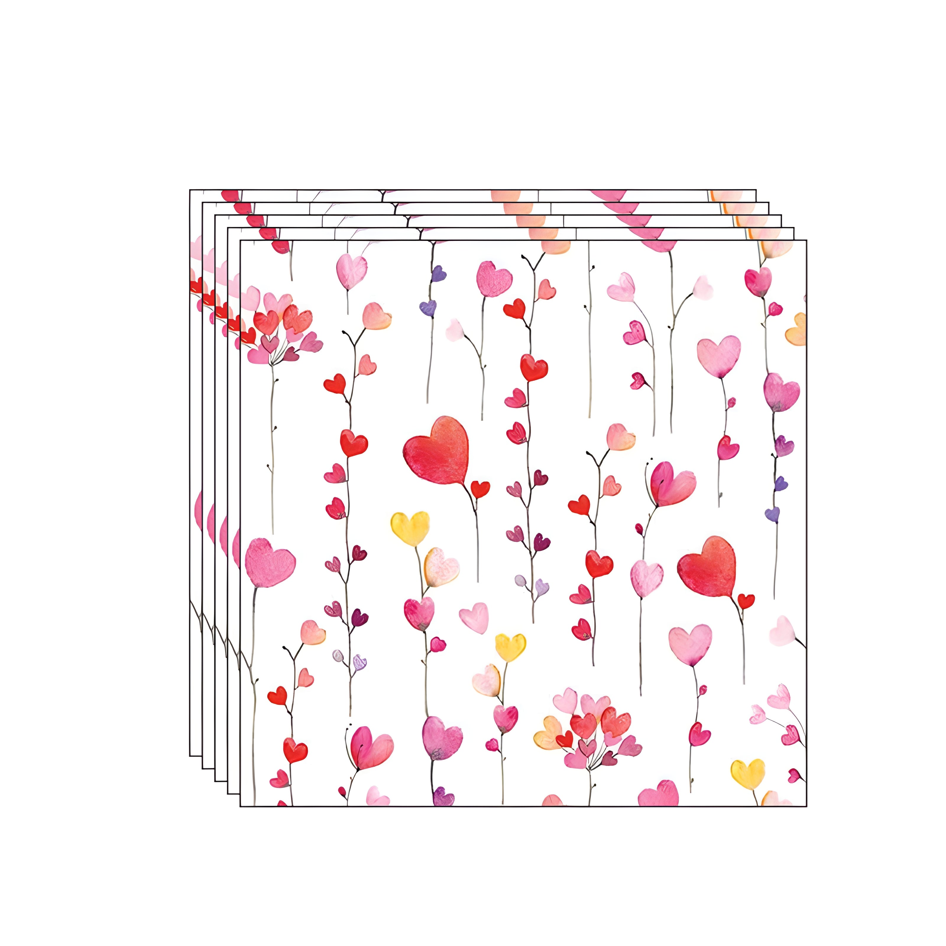 Guardanapo para Decoupage Ambiente 33x33cm com 2 Unidades - Corações