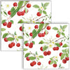 Guardanapo para Decoupage Ambiente 33x33cm com 2 Unidades - Cerejas