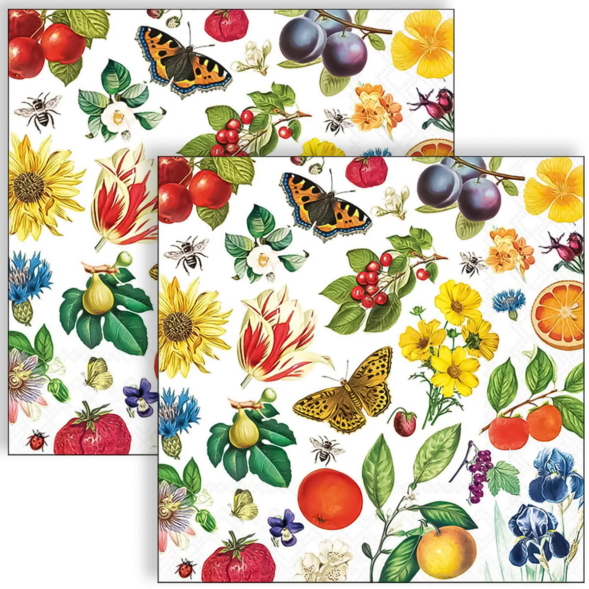 Guardanapo para Decoupage Ambiente 33x33cm com 2 Unidades - Amor Branco