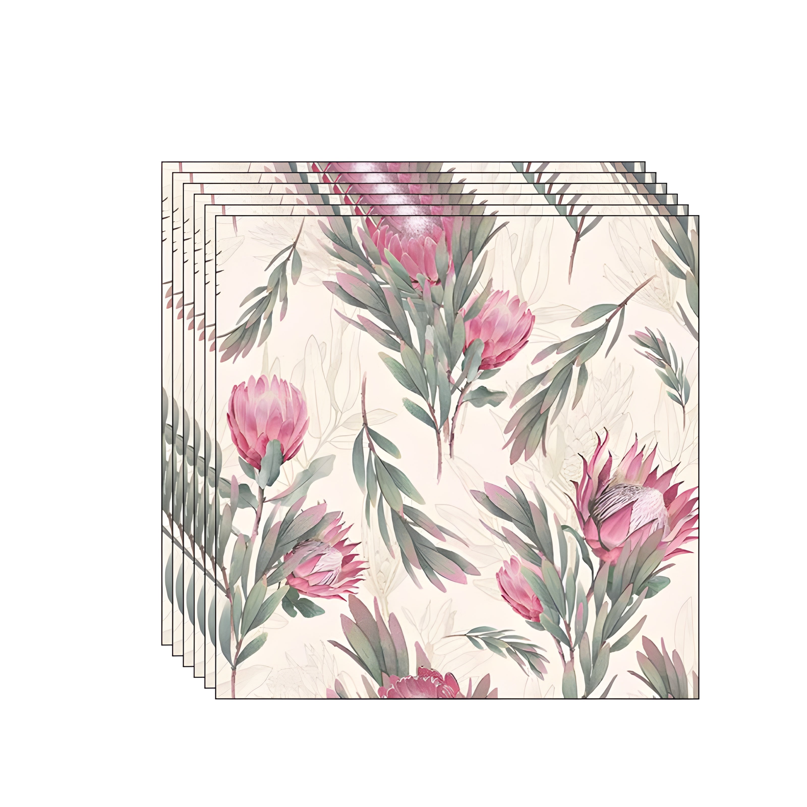 Guardanapo para Decoupage Ambiente 33x33cm com 2 Unidades - Protea Creme