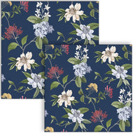 Guardanapo para Decoupage Ambiente 33x33cm com 2 Unidades - Floral Azul