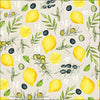 Guardanapo para Decoupage Ambiente 33x33cm com 2 Unidades - Azeitonas e Limão
