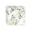 Guardanapo para Decoupage Ambiente 33x33cm com 2 Unidades - Eucaliptos e Rosas