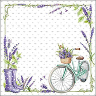 Guardanapo para Decoupage Ambiente 33x33cm com 2 Unidades - Amor Lavanda