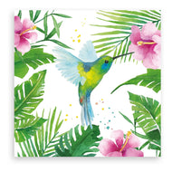 Guardanapo para Decoupage Ambiente 33x33cm com 2 Unidades - Beija-flor Tropical
