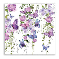 Guardanapo para Decoupage Ambiente 33x33cm com 2 Unidades - Respingo de Borboleta