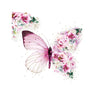 Guardanapo para Decoupage Ambiente 33x33cm com 2 Unidades - Flores de Borboleta