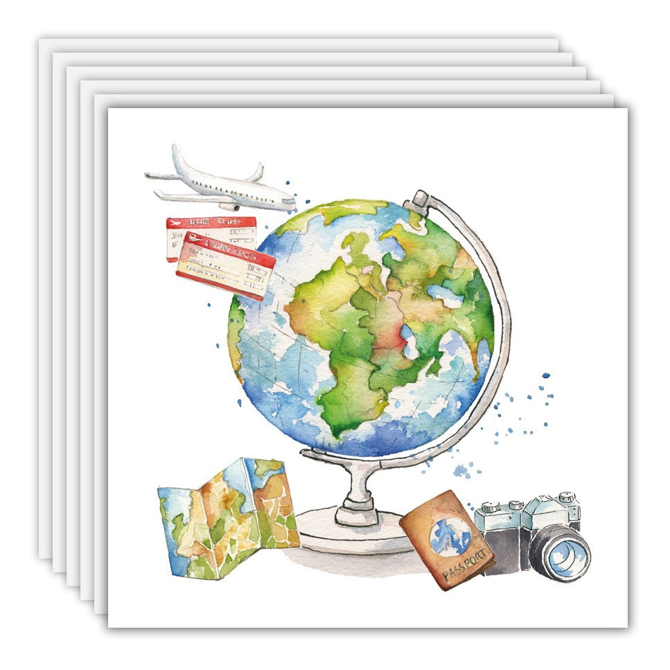 Guardanapo para Decoupage Ambiente 33x33cm com 2 Unidades - Um Mundo