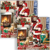 Guardanapo para Decoupage Ambiente 33x33cm com 2 Unidades - Natal Papai Noel