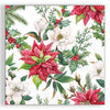 Guardanapo para Decoupage Ambiente 33x33cm com 2 Unidades - Florais de Natal