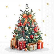 Guardanapo para Decoupage Ambiente 33x33cm com 2 Unidades - Árvore de Natal