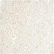 Guardanapo para Decoupage Ambiente 33x33cm com 2 Unidades - Elegância Branco Pérola