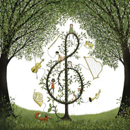 Guardanapo para Decoupage Ambiente 33x33cm com 20 Unidades - Música Foi Meu Primeiro Amor