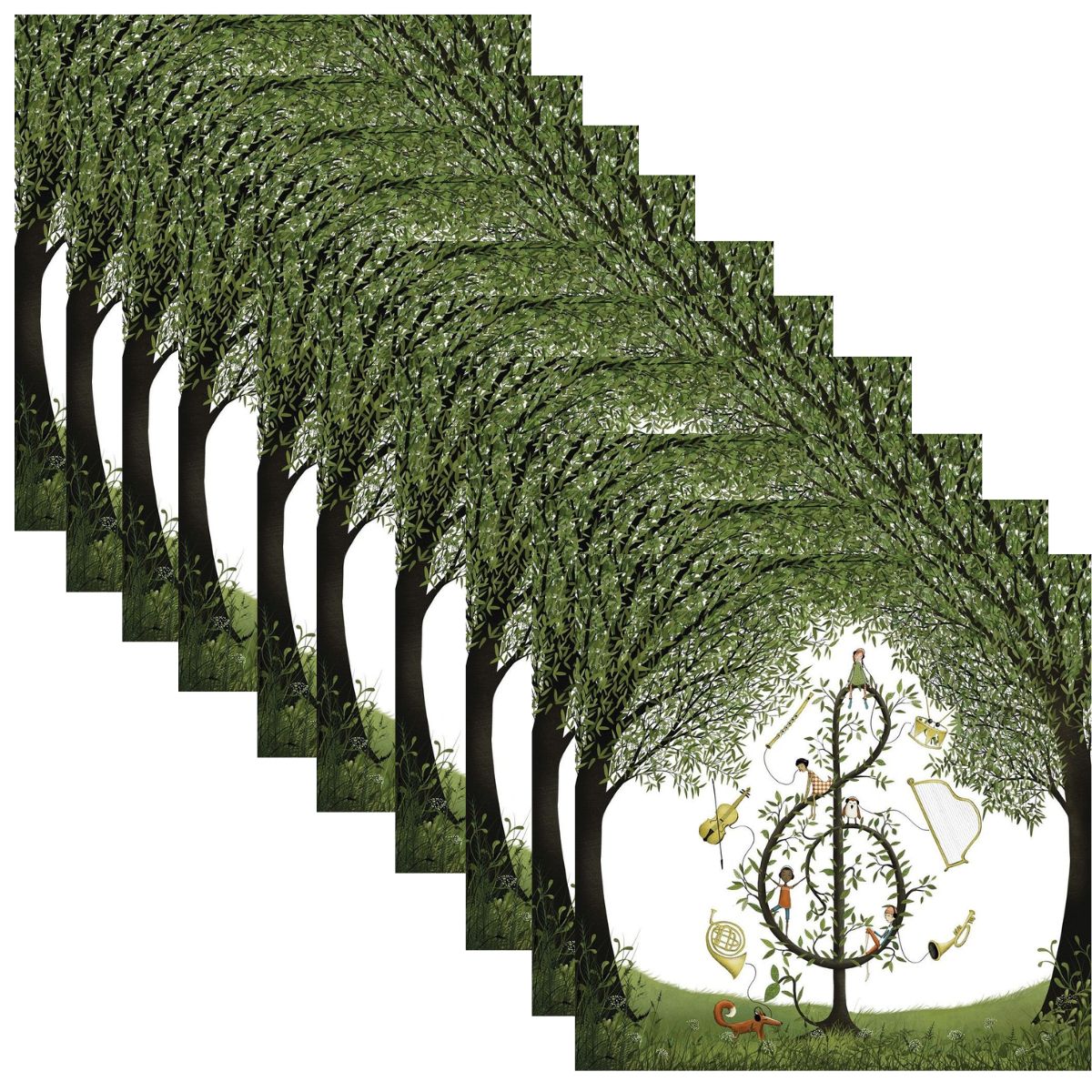 Guardanapo para Decoupage Ambiente 33x33cm com 20 Unidades - Música Foi Meu Primeiro Amor