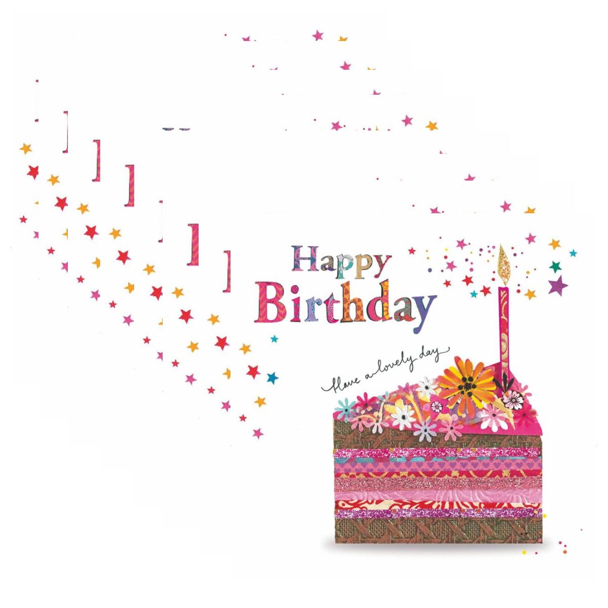 Guardanapo para Decoupage Ambiente 33x33cm com 2 Unidades - Feliz Dia