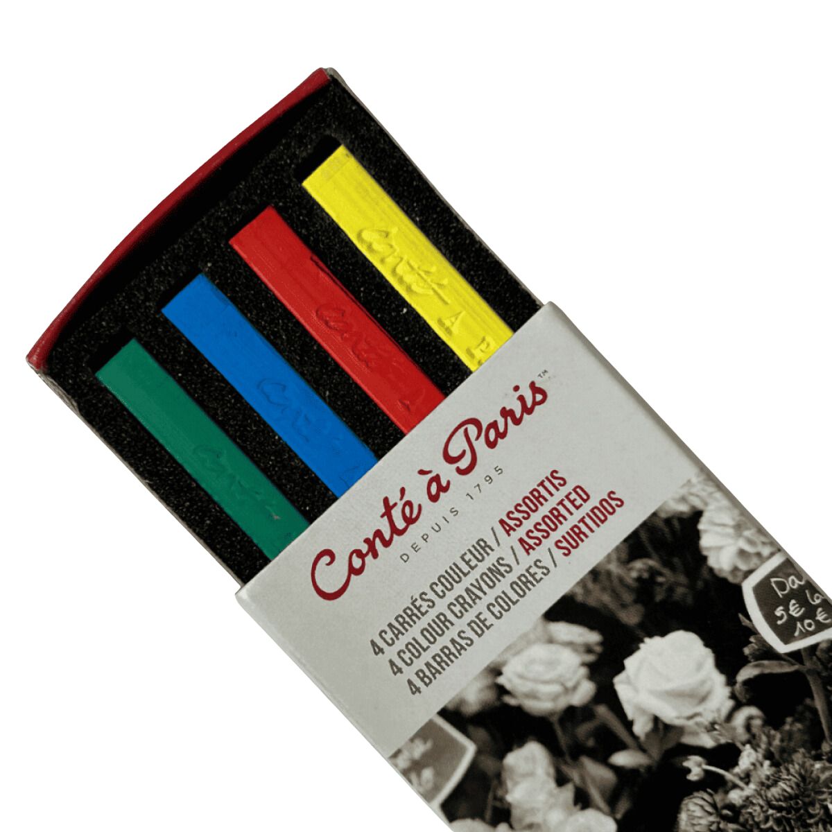 Estojo Giz Pastel Seco Conté À Paris com 4 Cores Iniciação