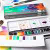 Estojo Tinta Aquarela Profissional Winsor & Newton Revival Collection com 8 Peças