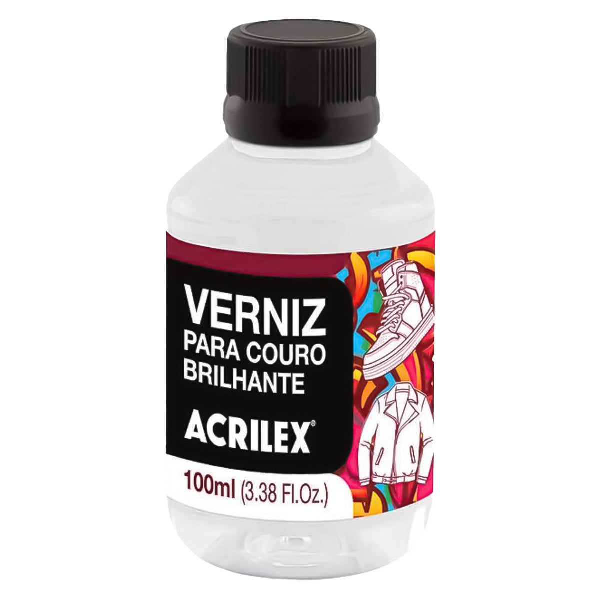 Verniz para Couro Acrilex 100ml Brilhante