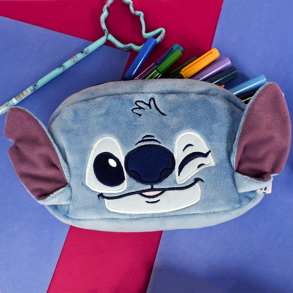 Estojo Fluffy - Stitch 21x12cm Dac - 4778
