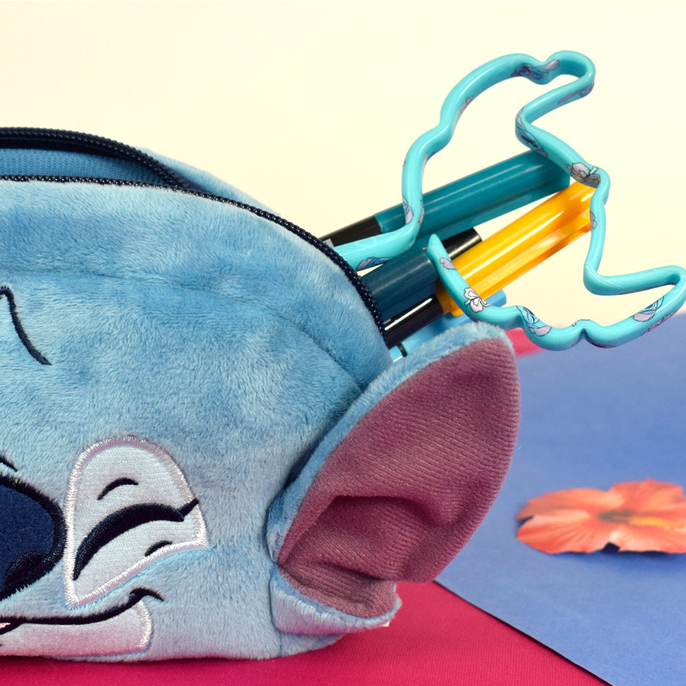 Estojo Fluffy - Stitch 21x12cm Dac - 4778