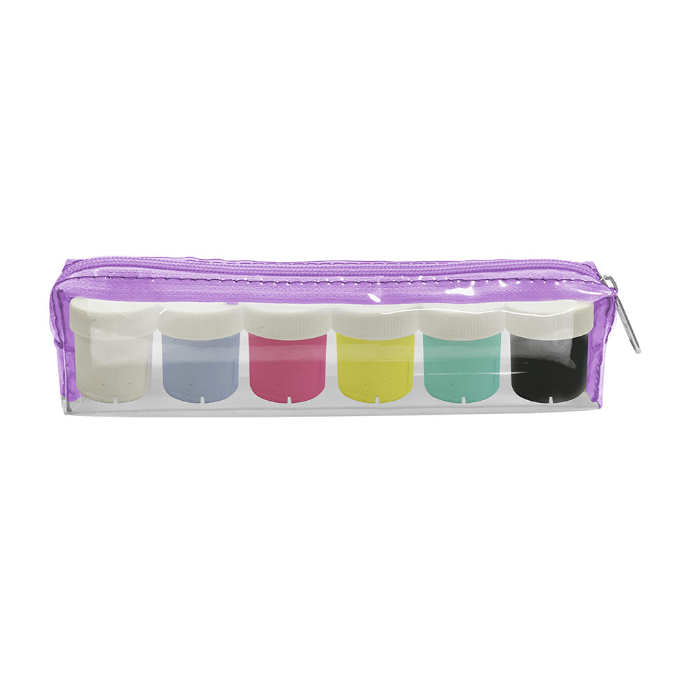 Estojo com Tintas Guache com 6 Cores - Princesas Dac - 4990