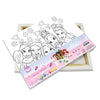 Tela para Pintura Guache com 1 Pincél e 6 Cores - Princesas Dac - 4749