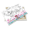 Tela para Pintura Guache com 1 Pincél e 6 Cores - Minnie Dac - 4748