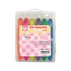Giz de Cera Retrátil Aquarela Neon com 6 Cores - Pooh Dac - 4732