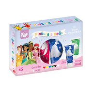 Pintura a Dedo Bisnagas com 6 Cores - Princesas Dac - 4898