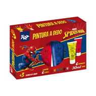 Pintura a Dedo Bisnagas com 6 Cores - Homem Aranha Dac - 4899