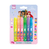 Cola Glitter Neon com 6 Cores - Princesas Dac - 4701