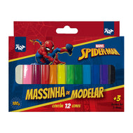 Massinha de Modelar com 12 Cores - Homem Aranha Dac - 4698