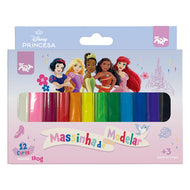 Massinha de Modelar com 12 Cores - Princesas Dac - 4697
