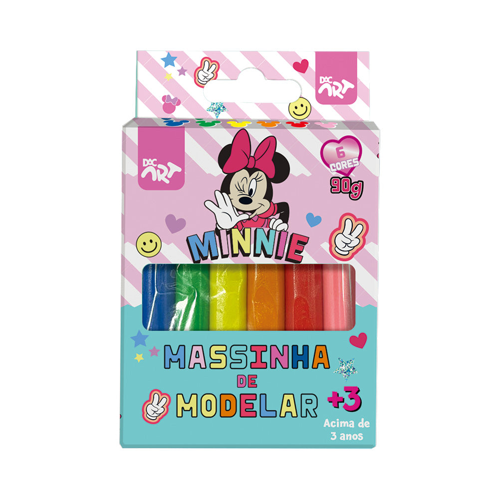 Massinha de Modelar com 6 Cores - Minnie Dac - 4692