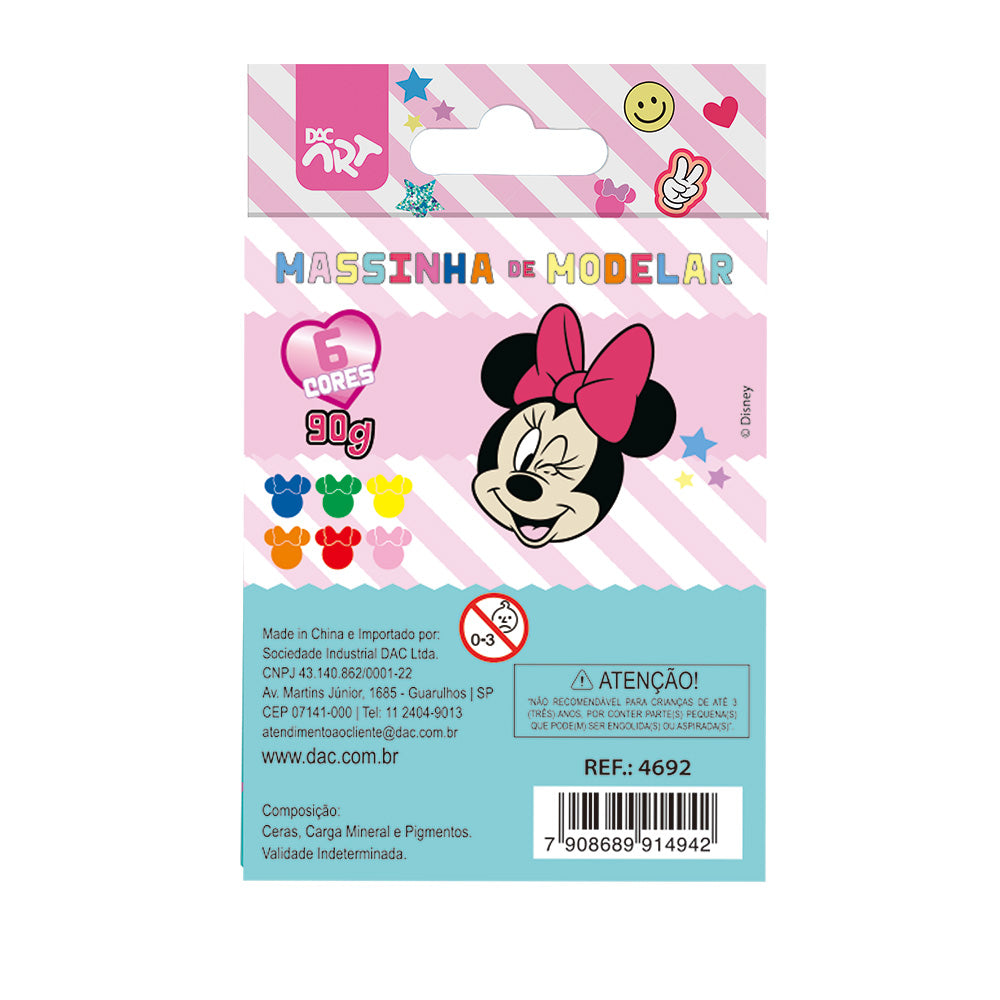Massinha de Modelar com 6 Cores - Minnie Dac - 4692