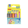 Giz de Cera Ponta Dupla com 12 Cores - Bob Esponja Dac - 4743