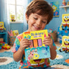 Giz de Cera Ponta Dupla com 12 Cores - Bob Esponja Dac - 4743